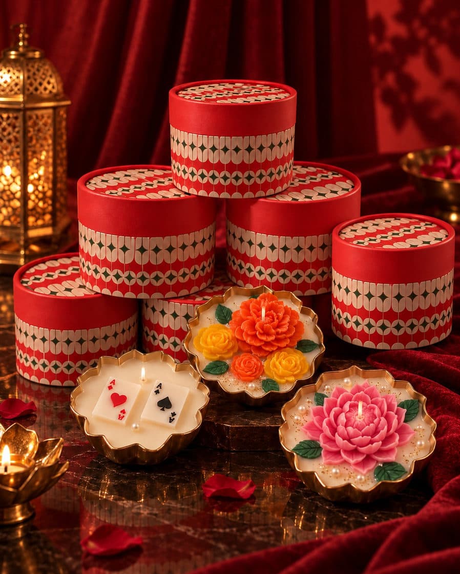 Jugnu Box — 1 decorative urli candle